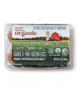 Organic Cage-Free Grade A Large Brown Eggs