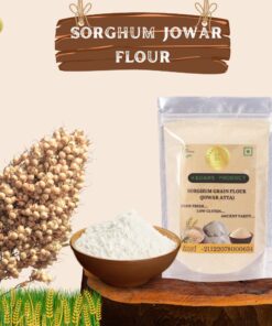 Alternative view of Kedars Product White Sorghum Flour / Jowar Atta 2 Kg - Unpolished Sorghum Millet | Desi Jowar Atta | Gluten Free Jowar | High Plant Protein & Fiber Rich Desi Jowar Atta