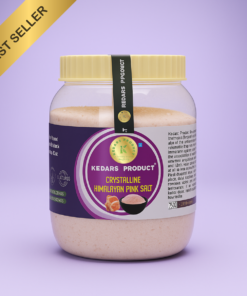 Kedars product Crystalline Himalayan Pink Salt 1 Kg - 100% Natural & Unrefined | Rich in 80+ Minerals | Low Sodium | Sendha Namak for Healthy Cooking | No Additives | No Adulteration | Pure Crystal Form