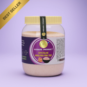 Kedars product Crystalline Himalayan Pink Salt 1 Kg - 100% Natural & Unrefined | Rich in 80+ Minerals | Low Sodium | Sendha Namak for Healthy Cooking | No Additives | No Adulteration | Pure Crystal Form