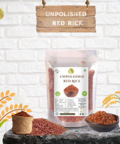 Alternative view of Kedars Product Unpolished Red Rice 2Kg - 100% Naturally Handpounded Laal Chawal | Rich Source of Iron, Vitamins & Antioxidants | Certified Organic | Gluten Free | No Additives