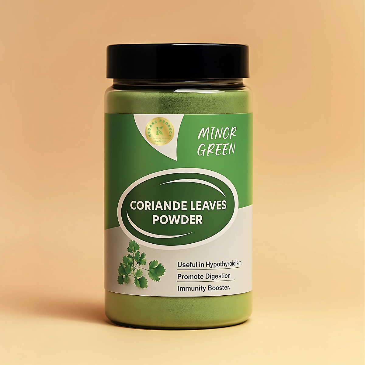 Kedars Product Coriander Leaves Powder 100 Gram