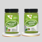 Kedars Product Super Smoothie Greens Moringa & Wheat Grass Powder 100 Gram Each