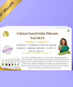 Kedars Product Green Smoothie Premix Sachets - Quantity 28 sachets