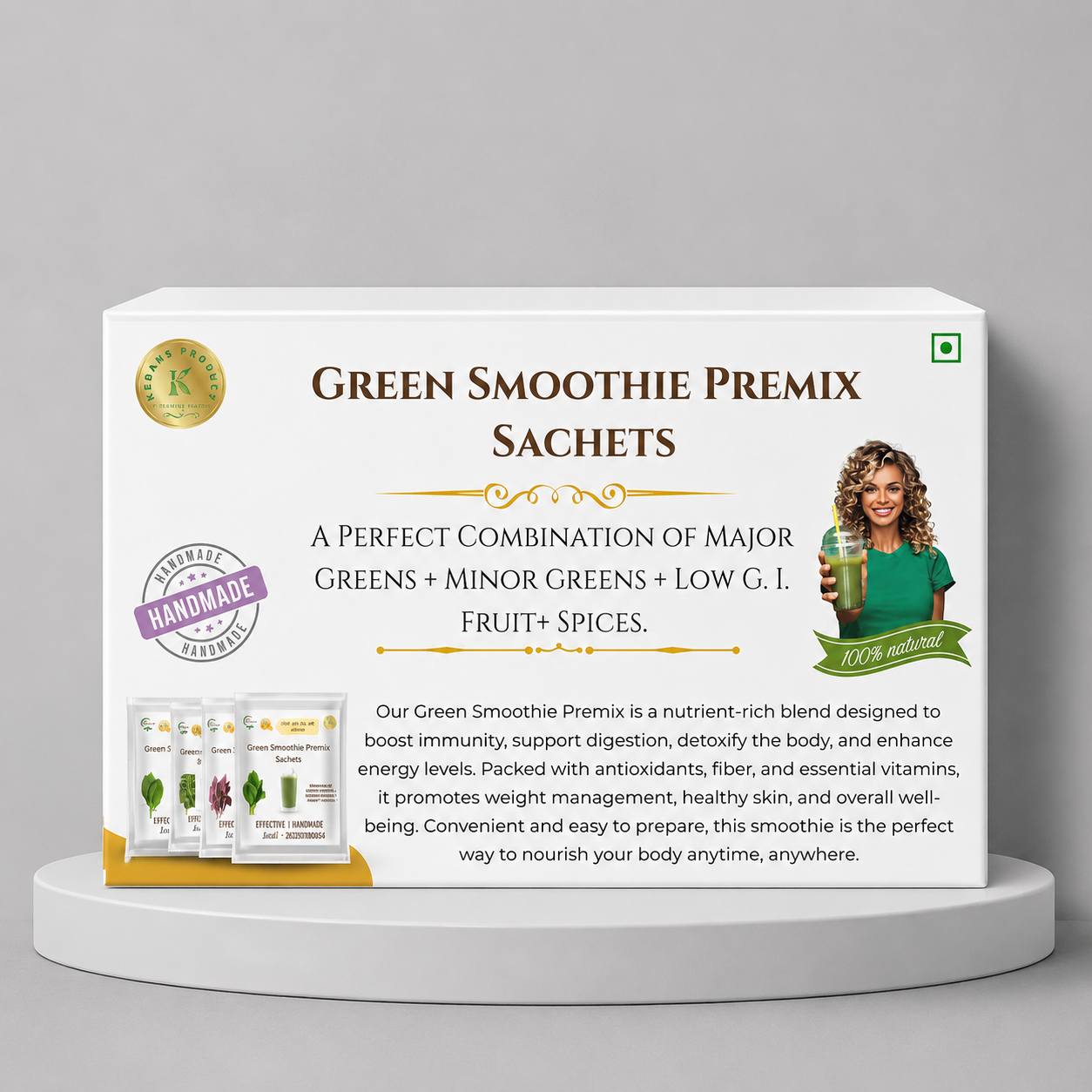 Green Smoothie Premix Sachets - 28 No.