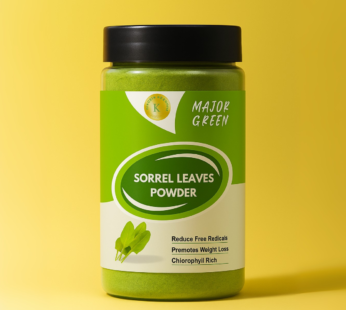 KEDARS PRODUCT Dried Sorrel Leaves Powder 100Gram (Major Green)