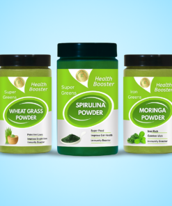 Kedars Product super smoothie greens (Moringa/Wheat grass /Spirulina powder 100 gm each)