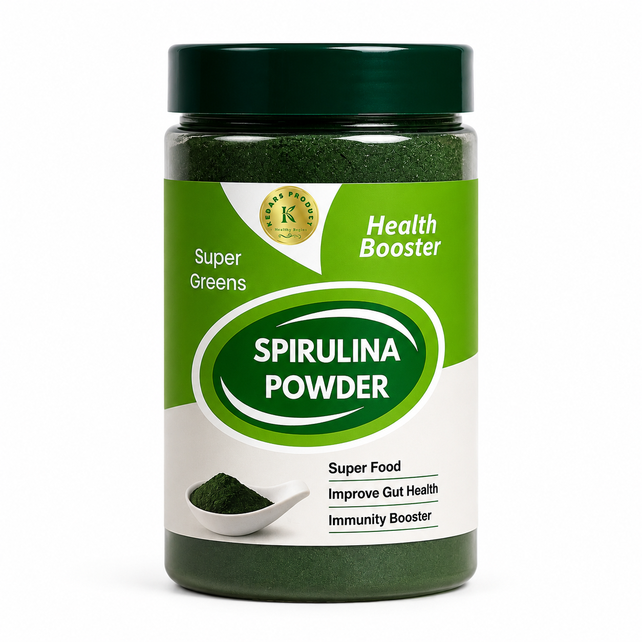 Natural Green Spirulina Powder 100g