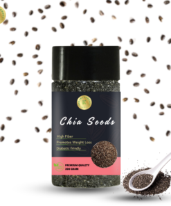 Alternative view of Kedars Product Chia Seed 200 Gram - Seeds for Weight Management | Rich in Calcium, Protein & Fibre | Beat the Heat | 100% Clean Chia Seeds for Eating | Antioxidant Rich Seeds.