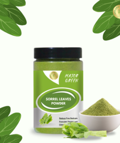 Alternative view of KEDARS PRODUCT Dried Sorrel Leaves Powder 100Gram (Major Green)