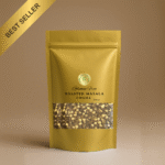 KEDARS PRODUCT Fresh Roasted Masala Chana | Whole with Skin | Healthy Crunchy Vegan Gluten-Free High Protein Snack | Authentic Traditional - 200gram