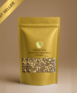 KEDARS PRODUCT Fresh Roasted Masala Chana | Whole with Skin | Healthy Crunchy Vegan Gluten-Free High Protein Snack | Authentic Traditional - 200gram