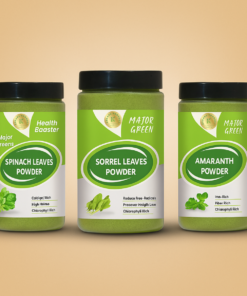 KEDARS PRODUCT Major Greens Combo (3 greens Spinach /Sorrel /Amaranth) 100 Gram Each