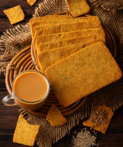 Alternative view of Roasted Hand Made mix millet khakhra | Gluten-Free Millet Snacks, No Palm Oil | Healthy Energy-Rich Ragi Crisps for Kids & Adults | Wholesome Ready-to-Eat Snacks - 50 gram(Jeera)