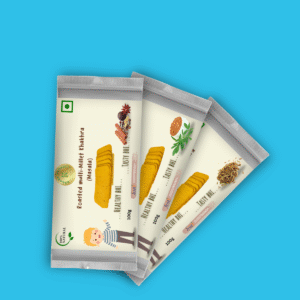 Roasted Hand Made mix millet khakhra combo 150 gram | Gluten-Free Millet Snacks, No Palm Oil | Healthy Energy-Rich Ragi Crisps for Kids & Adults | Wholesome Ready-to-Eat Snacks.(Masala+Jeera+Methi)