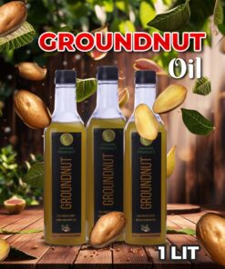 Alternative view of Kedars Product cold pressed Pure Groundnut Oil 1L - 100% Pure and Natural Food Grade Groundnut Oil, Rich in Healthy Fats, Ideal for Cooking, Frying, and Salad Dressings.