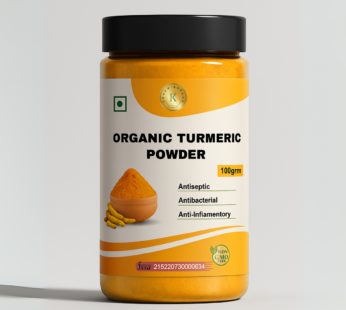 KEDARS PRODUCT ORGANIC (HALDI) TURMERIC POWDER – 100 Gram