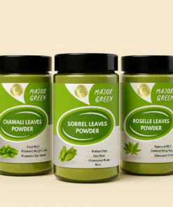 KEDARS PRODUCT Major Greens Combo (3 greens-Roselle/ chawali /sorrel leaves powder) 100 Gram Each