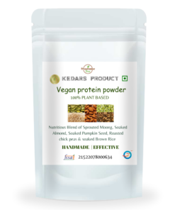 KEDARS PRODUCT HANDMADE VEGAN PROTEIN POWDER 500 GRAM