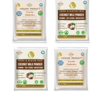 KEDARS PRODUCT Natural Tea for diabetics with coconut milk pouch