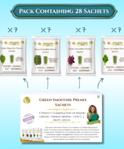 Alternative view of Kedars Product Green Smoothie Premix Sachets