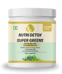 KEDARS PRODUCT NUTRI-DETOX SUPER GREENS-31 SERVINGS (250G)