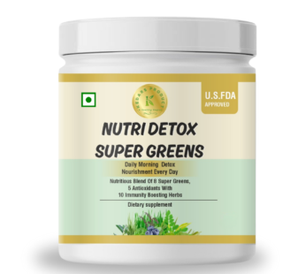 KEDARS PRODUCT NUTRI-DETOX SUPER GREENS-31 SERVINGS (250G)