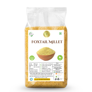 KEDARS PRODUCT Foxtail Millets 1000 gram  | Unpolished Millets | Siridhanya |