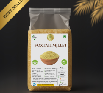 KEDARS PRODUCT Foxtail Millets 1000 gram  | Unpolished Millets | Siridhanya |
