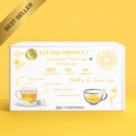 Kedars Product Chamomile Tea | SLEEP & RELAXATION | Herbal Tea - Caffeine Free - Flower Based - Non-Bitter - Non-GMO