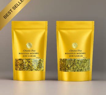 KEDARS PRODUCT ROASTED MOONG JOR & CHANA JOR GARAM COMBO