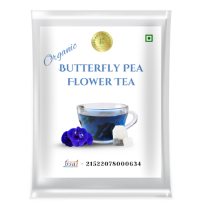 Kedars Product Butterfly Pea Flower Tea Bags ( Countlant Based Biodegradable Tea Bags)
