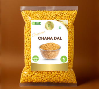 KEDARS PRODUCT Organic Chana Dal | Protein Rich, High Fiber, 100% Natural, Farm Fresh, Desi Taste, Healthy Pulses