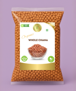 KEDARS PRODUCT Organic Whole Chana | Protein Rich, High Fiber, 100% Natural, Farm Fresh, Desi Taste, Healthy Pulses