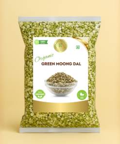 KEDARS PRODUCT Protein Rich Organic Green Moong Dal | High Fiber, 100% Natural, Farm Fresh, Desi Taste, Healthy Pulses