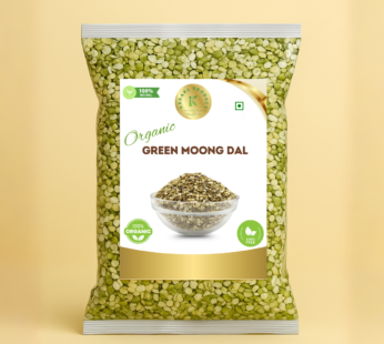 KEDARS PRODUCT Protein Rich Organic Green Moong Dal | High Fiber, 100% Natural, Farm Fresh, Desi Taste, Healthy Pulses