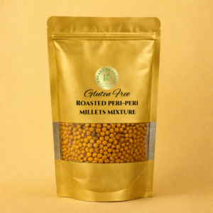 KEDARS PRODUCT Roasted Peri-Peri Millets Mix – Crunchy High Fibre Snack 100g