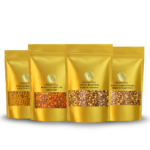 KEDARS PRODUCT Ultimate Roasted Nutrition 4 Pack Combo – Sprouted, Millet, Protein & Garlic Chana
