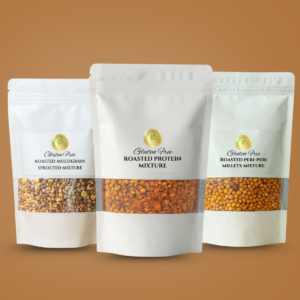 KEDARS PRODUCT Super Healthy Roasted Triple Combo – Sprouted, Millet & Protein Mix