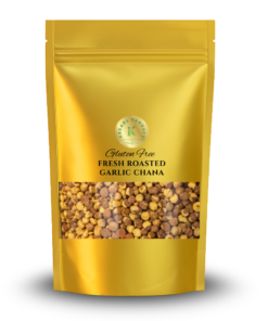 KEDARS PRODUCT Garlic Roasted Chana – Fresh, Crunchy, Protein & Fibre Rich 200g