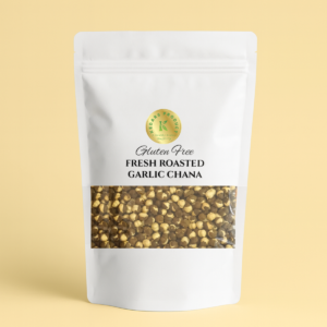 KEDARS PRODUCT Garlic Roasted Chana – Fresh, Crunchy, Protein & Fibre Rich 200g