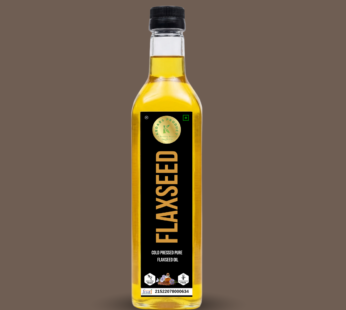 Kedars Product Wood Pressed Flaxseed Oil – 1 Litre |Kolhu/Kacchi Ghani/Chekku | Natural | Chemical-Free | Cold Pressed Flaxseed Oil for Cooking | Alsi Ka Tel | High in Omega – 1l (Pack of 1)