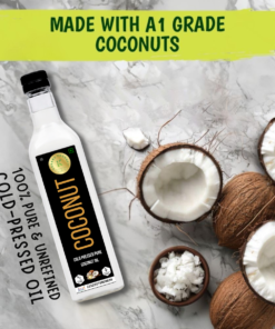 Alternative view of Kedars Product Chemical-Free Cold Pressed Coconut Oil - 500ml