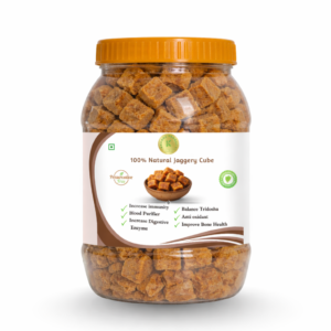 KEDARS PRODUCT Organic Jaggery Cube 800 gram - Natural Sweetener | Unrefined & Chemical-Free