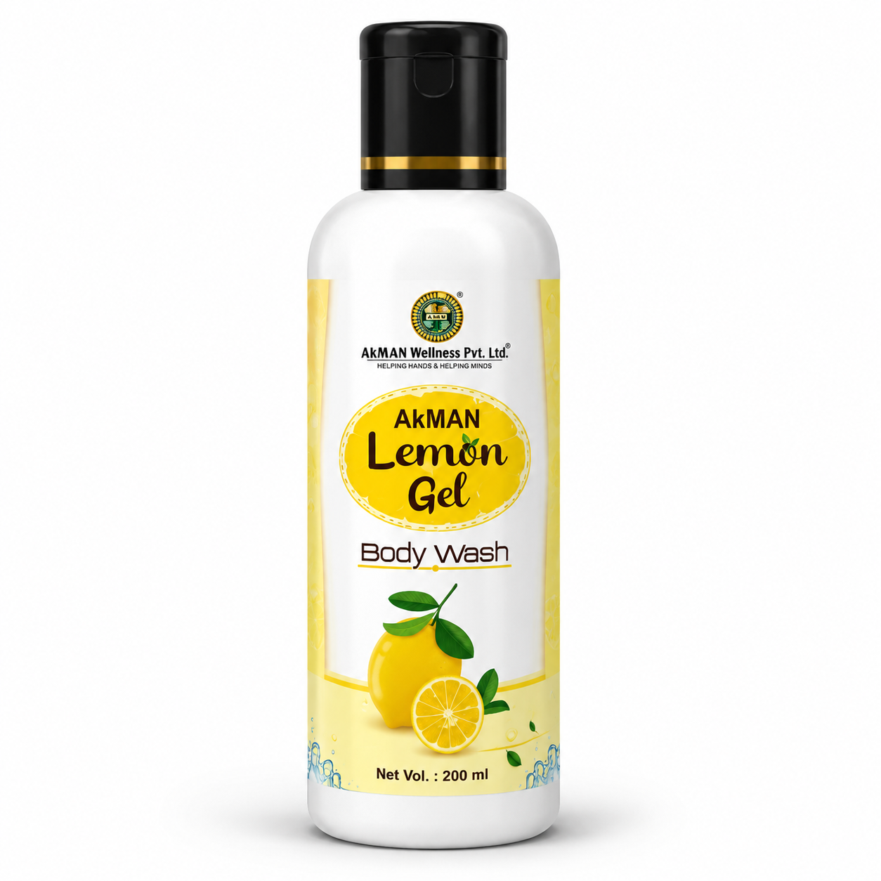 Akman Lemon Gel Body Wash -200ml